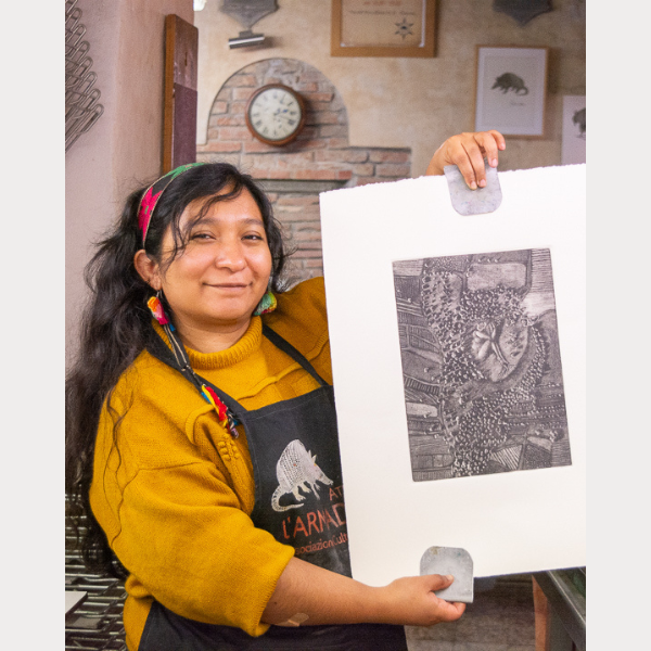 Brenda en acción  protagonista de Creatives in Action #2